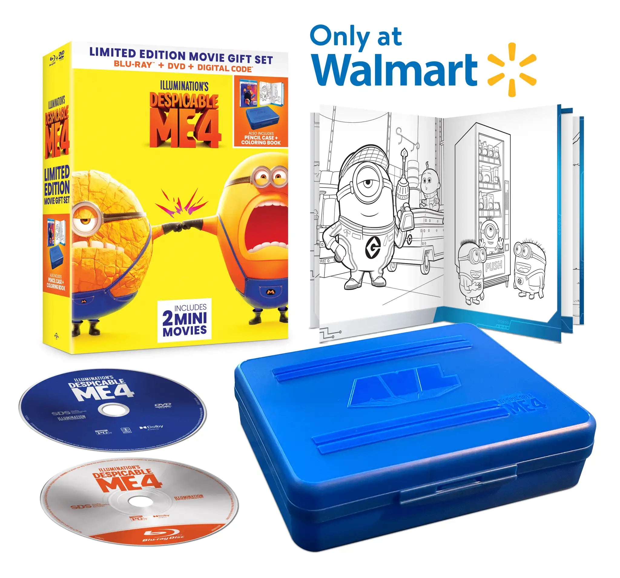 Despicable Me 4 Limited Edition Movie Gift Set (Walmart Exclusive) (Bl