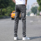 Spring And Summer Denim Trousers Men's Slim Straight Stretch Lootquake LLC