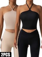 2 Pieces Sports Bra Athletic Running Sports Bra - SJB-DIAMOND ELITES