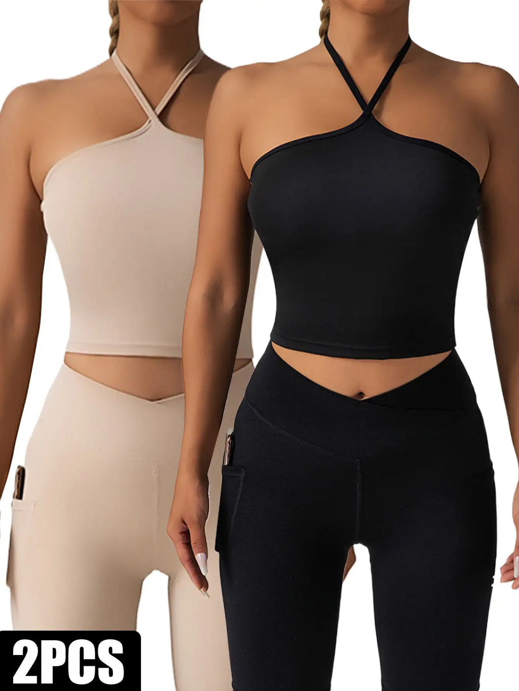 2 Pieces Sports Bra Athletic Running Sports Bra - SJB-DIAMOND ELITES