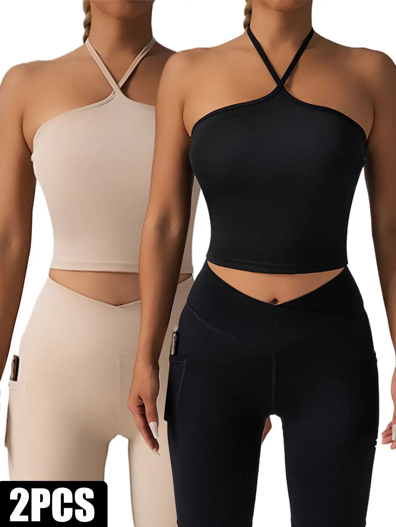 2 Pieces Sports Bra Athletic Running Sports Bra - SJB-DIAMOND ELITES