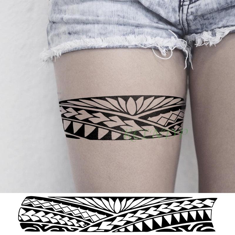 57 Sheets Temporary Tattoo Stickers Set Waterproof Temporary Tattoo Waist Arm Modern Stylish Big Black Tattoos For Womens Mens Stevvex