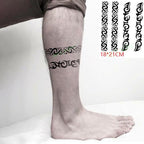 57 Sheets Temporary Tattoo Stickers Set Waterproof Temporary Tattoo Waist Arm Modern Stylish Big Black Tattoos For Womens Mens Stevvex