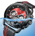 Waterproof  Quartz  Man Leather Sport Wrist Watch  Luxury Unique Design Perfect Gift - SJB-DIAMOND ELITES