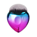 Heart-shaped foundation brush Portable makeup blush brush Professional beauty tools