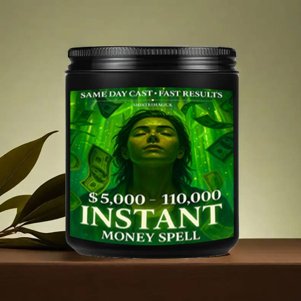1pc 5. 3 Oz Instant Money Spell Casting Scented Candle Soybean Wax Gift Idea For Women Men Adult Bestie Coworker Husband Wife Him Her Son Daughter Dad Mum Sister Brother Family On Birthday Xmas New Year Funny Unique Essential Lootquake LLC