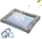 Pet Cooling Pad Bed For Dogs Cats Puppy Kitten Cool Mat Pet Blanket Ice Silk Material Soft For Summer Sleeping Pink Blue Breathable Pi-Mart