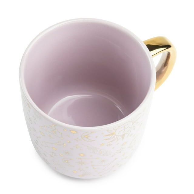 Thyme & Table Stoneware Coffee Mug, Gold Stars, 16 fl oz EasyOptionXY LLC
