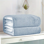 Ultra-Soft Flannel Throw Blanket - Solid Color, Cozy & Warm for Couch, Bed, Office, and Travel - Machine Washable, All-Season Comfort Lootquake LLC