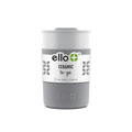 Ello Cool Gray Archie Ceramic Thermos Mug With Lid, 11 fl oz