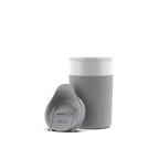 Ello Cool Gray Archie Ceramic Thermos Mug With Lid, 11 fl oz