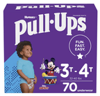 Pull-Ups Boys' Potty Training Underwear Size 5; 3T-4T; 70 Ct EasyOptionXY LLC