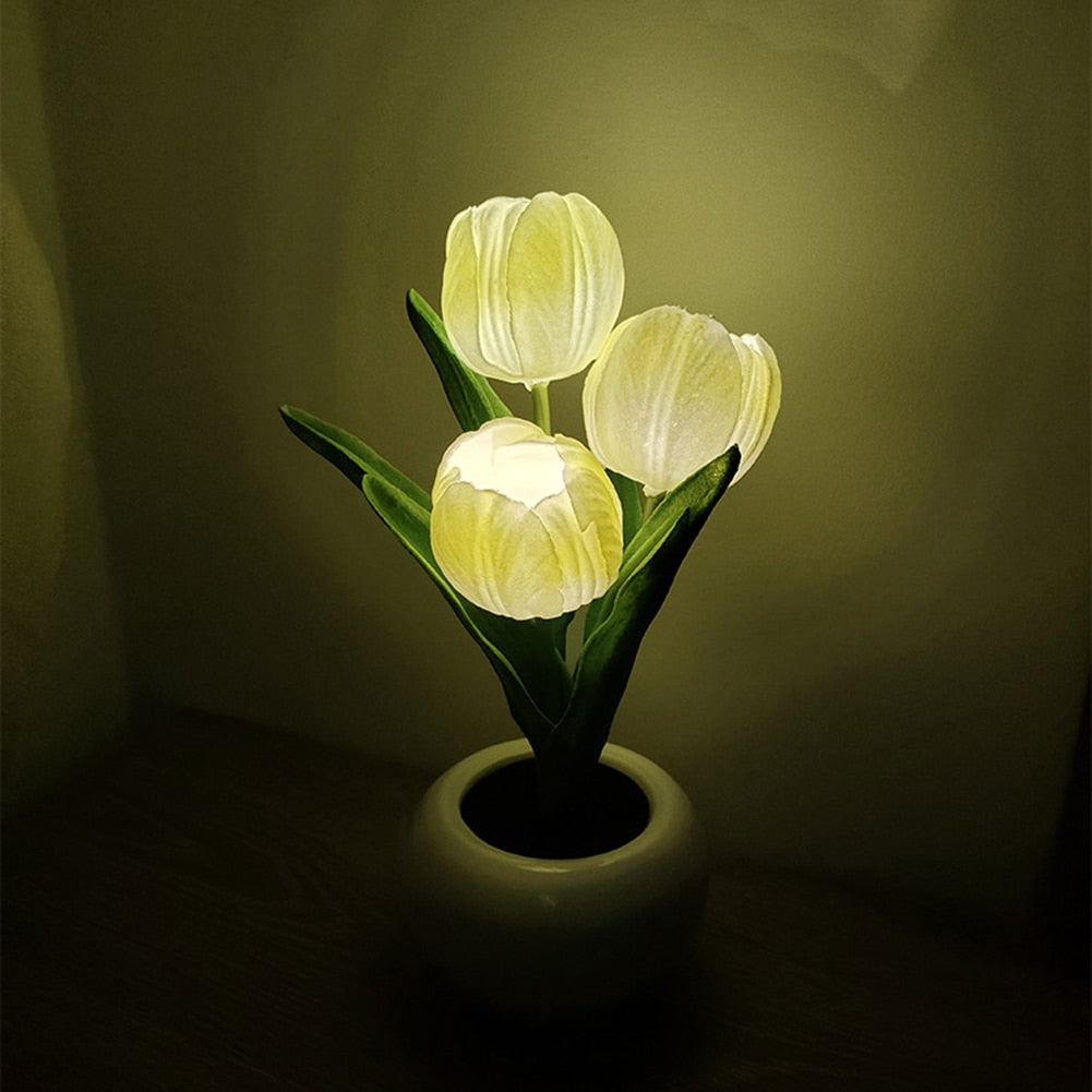Flowerpot Potted Table Lamp - SJB-DIAMOND ELITES