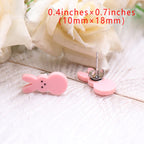 Women's Cute Fashion Rabbit Shape Easter Acrylic Earrings Pi-Mart