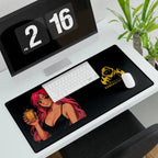 Anime Waifu Desk Mat, Gaming Mat, Keyboard and Mouse Pad, Perfect Gift for Gamers & Influencers Gamer Scents