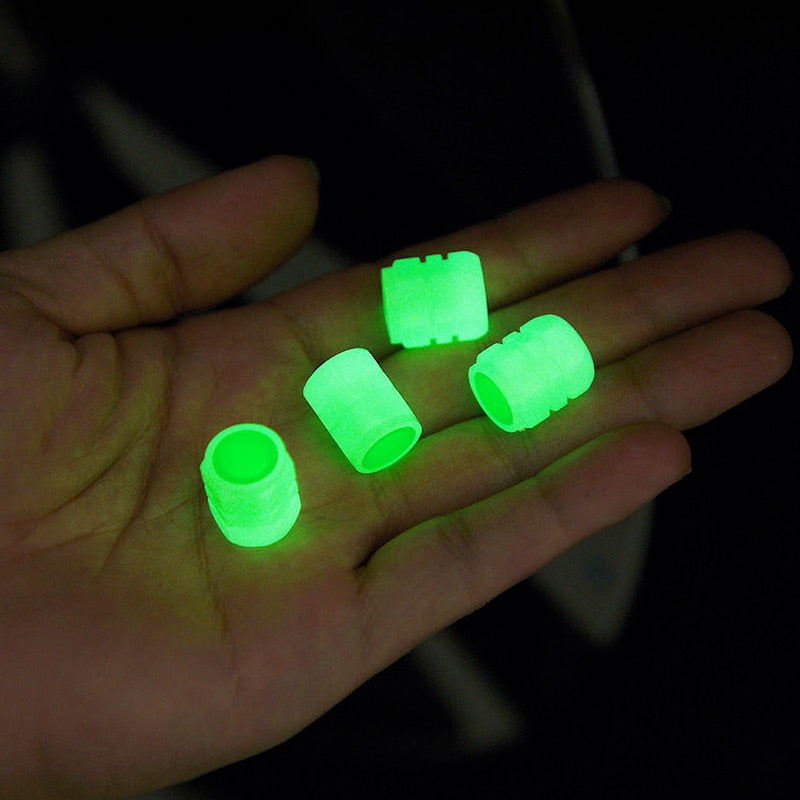 Fluorescent Night Glowing Valve Caps - SJB-DIAMOND ELITES
