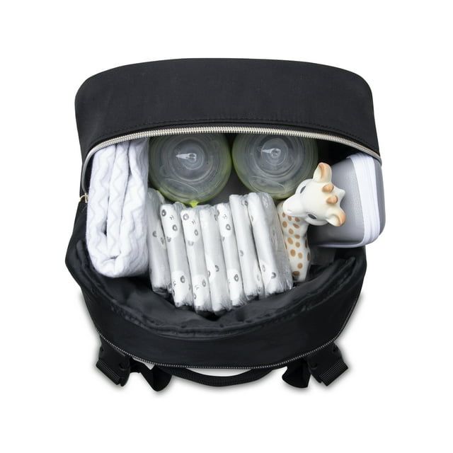 Fisher Price Black and Gold Backpack Diaper Bag EasyOptionXY LLC