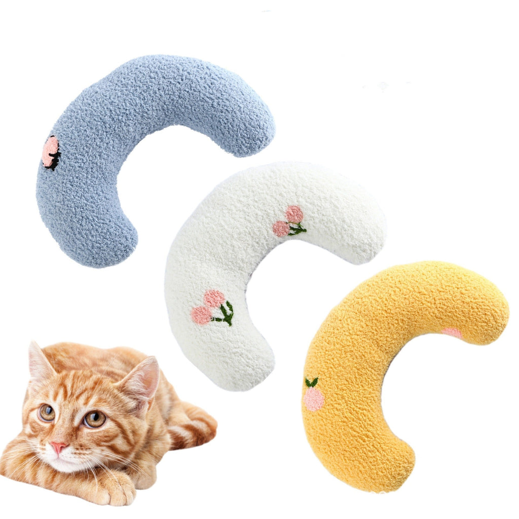 Little Pillow For Cats Fashion Neck Protector Deep Sleep Puppy U-Shaped Pillow Pets Pillow Kitten Headrest Dog Sleeping Pillow Pet Products Pi-Mart