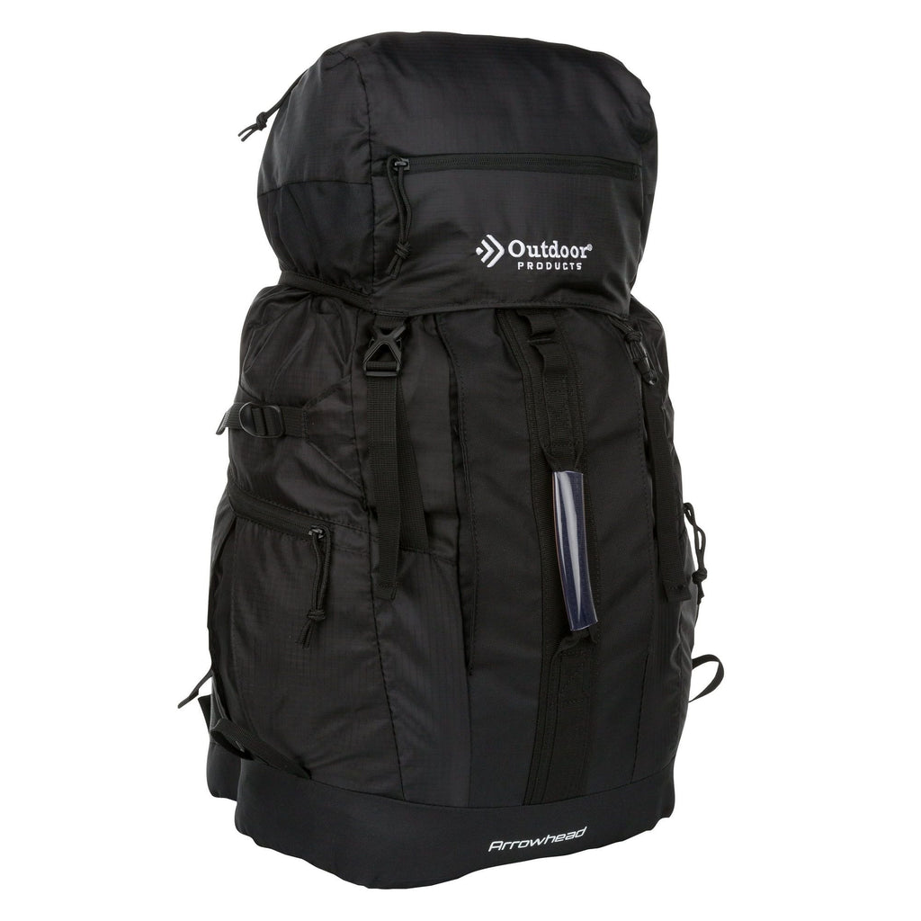 Outdoor Products Arrowhead 47 Ltr Hiking Backpack, Rucksack, Unisex, Black, Adult, Teen EasyOptionXY LLC