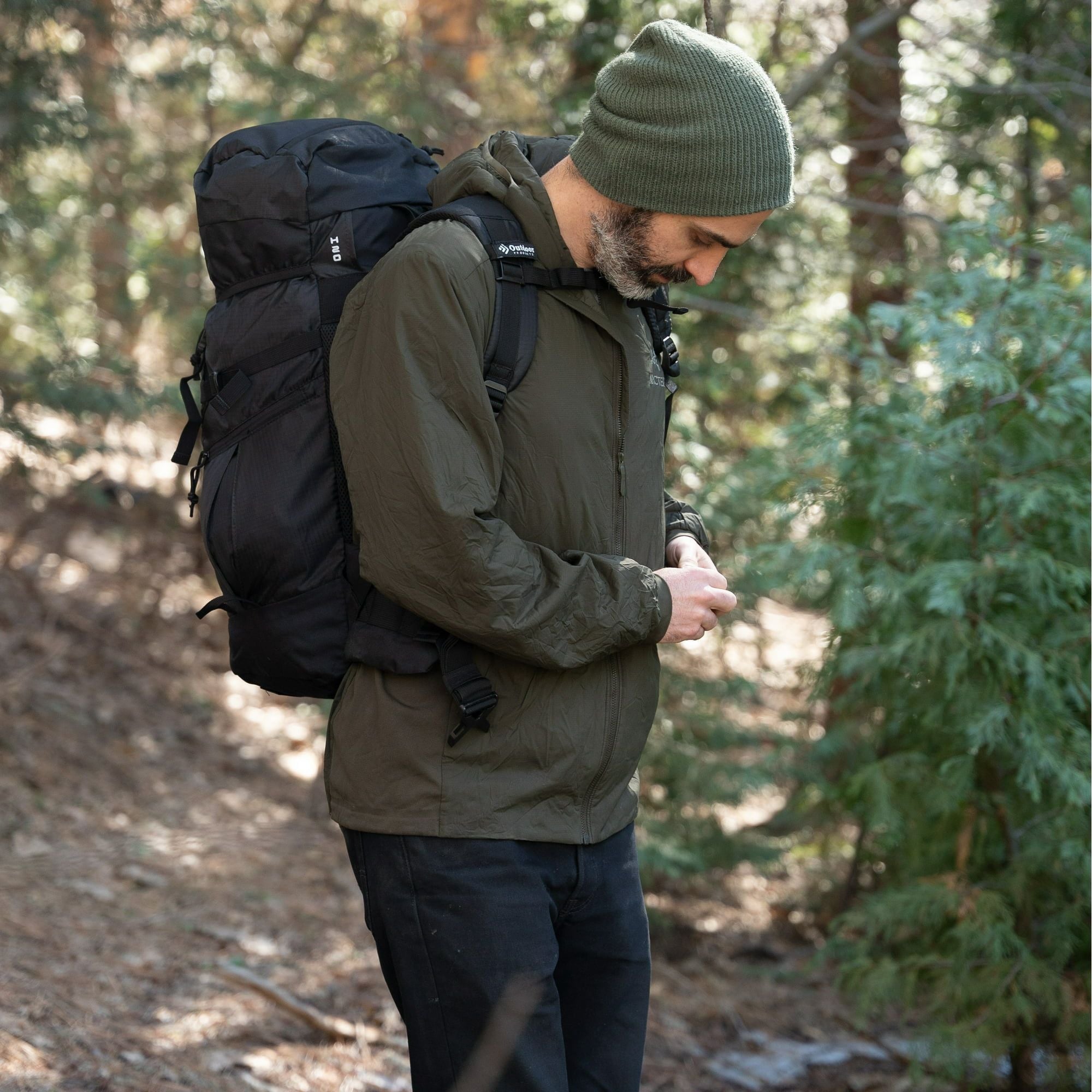 Outdoor Products Arrowhead 47 Ltr Hiking Backpack, Rucksack, Unisex, Black, Adult, Teen EasyOptionXY LLC