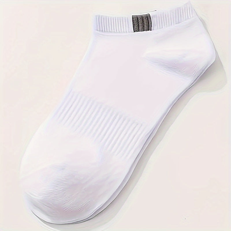 5 Pairs Unisex Letter Graphic Socks, Stylish & Breathable Low Cut Ankle Socks, Women's Stockings & Hosiery Lootquake LLC