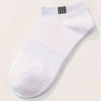 5 Pairs Unisex Letter Graphic Socks, Stylish & Breathable Low Cut Ankle Socks, Women's Stockings & Hosiery Lootquake LLC
