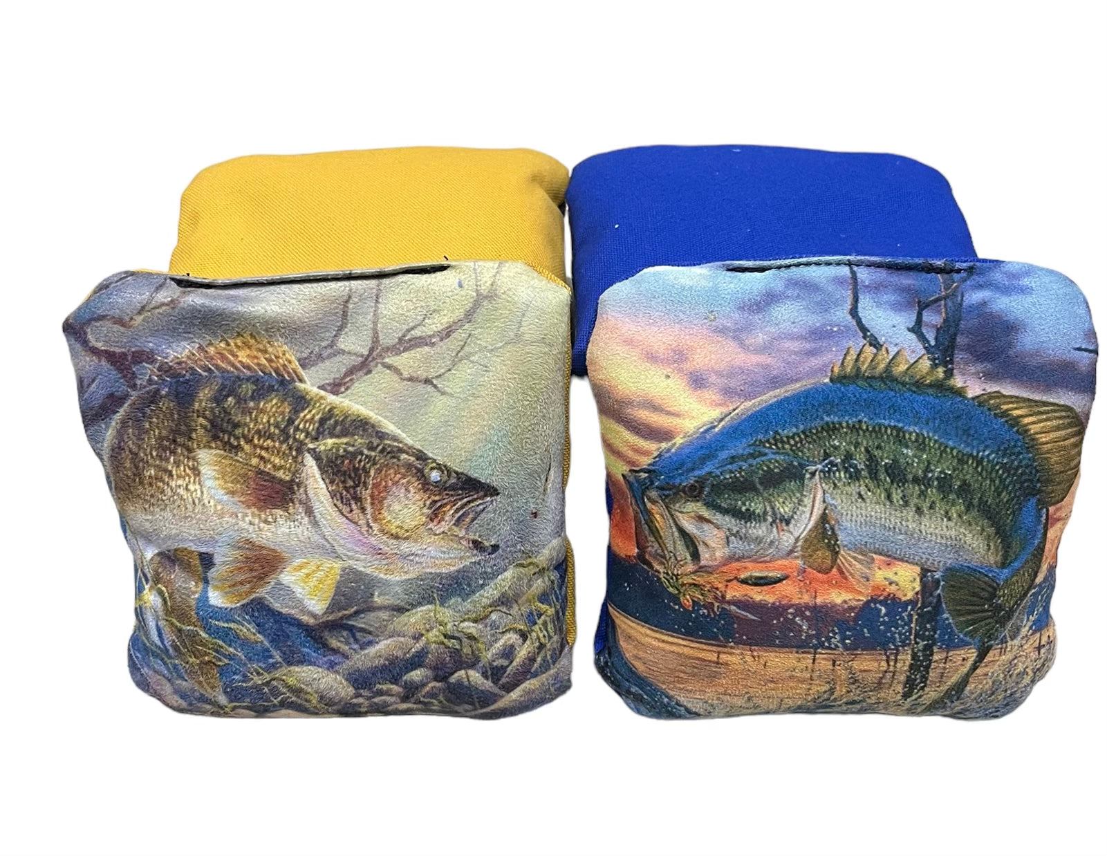Gone Fishing Lake Jumping Fish Cornhole Boards - SJB-DIAMOND ELITES
