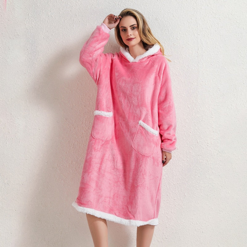 Blanket Sweatshirt Hoodie Full Size
