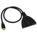 3 Port HDMI Splitter Cable 1080/4K Switch Switcher HUB Adapter for HDTV PS4 Xbox Pi-Mart