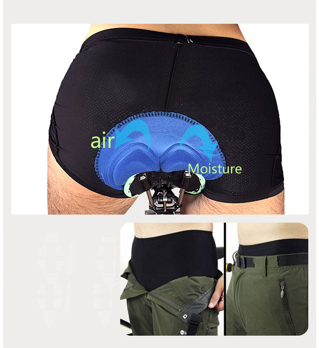 Men Women Cycling Shorts Bicycle Bike Underwear Pants With Sponge Gel - SJB-DIAMOND ELITES