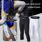 Men's Basketball Sports Tight Pants 3/4 Compression Workout Leggings - SJB-DIAMOND ELITES