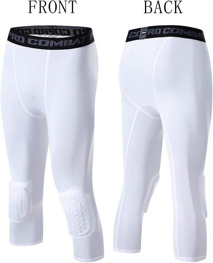 Men's Basketball Sports Tight Pants 3/4 Compression Workout Leggings - SJB-DIAMOND ELITES