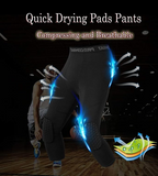 Men's Basketball Sports Tight Pants 3/4 Compression Workout Leggings - SJB-DIAMOND ELITES