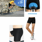 Men Women Cycling Shorts Bicycle Bike Underwear Pants With Sponge Gel - SJB-DIAMOND ELITES