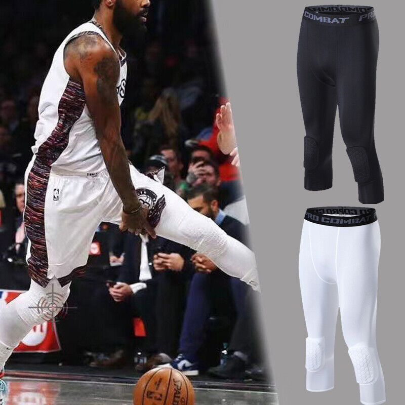 Men's Basketball Sports Tight Pants 3/4 Compression Workout Leggings - SJB-DIAMOND ELITES