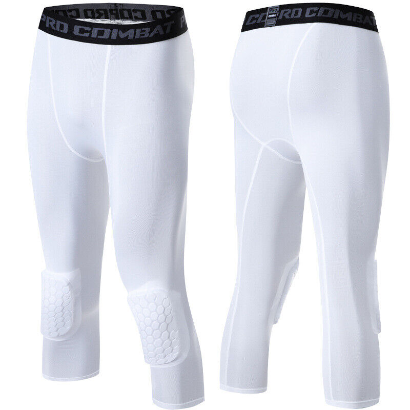 Men's Basketball Sports Tight Pants 3/4 Compression Workout Leggings - SJB-DIAMOND ELITES
