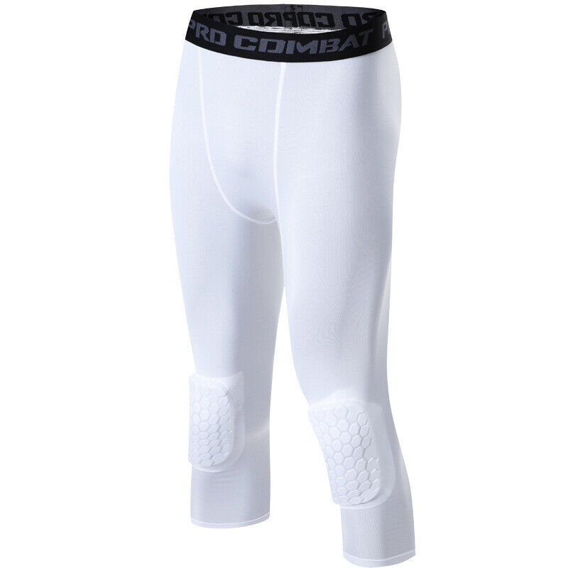 Men's Basketball Sports Tight Pants 3/4 Compression Workout Leggings - SJB-DIAMOND ELITES