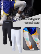 Men's Basketball Sports Tight Pants 3/4 Compression Workout Leggings - SJB-DIAMOND ELITES