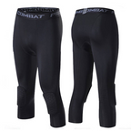 Men's Basketball Sports Tight Pants 3/4 Compression Workout Leggings - SJB-DIAMOND ELITES