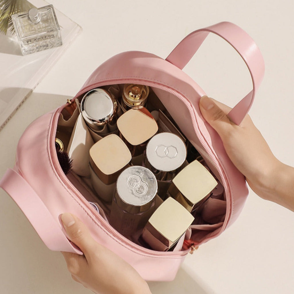 Tote makeup bag, waterproof cosmetic bag, skin care product storage bag, travel portable large-capacity toilet bag, makeup bag organizer, - SJB-DIAMOND ELITES