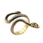 Retro Norse Mythology Men Ouroboros Ring Pi-Mart