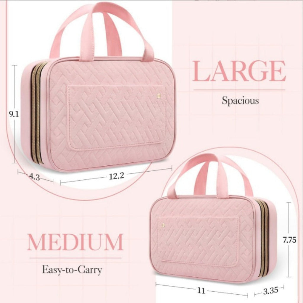 Travel Wash Bag, Portable Cosmetic Bag with Hook, Travel Ladies Wash Bag, Toiletry Bag - SJB-DIAMOND ELITES