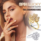 Rotating Four-Leaf Ring - SJB-DIAMOND ELITES