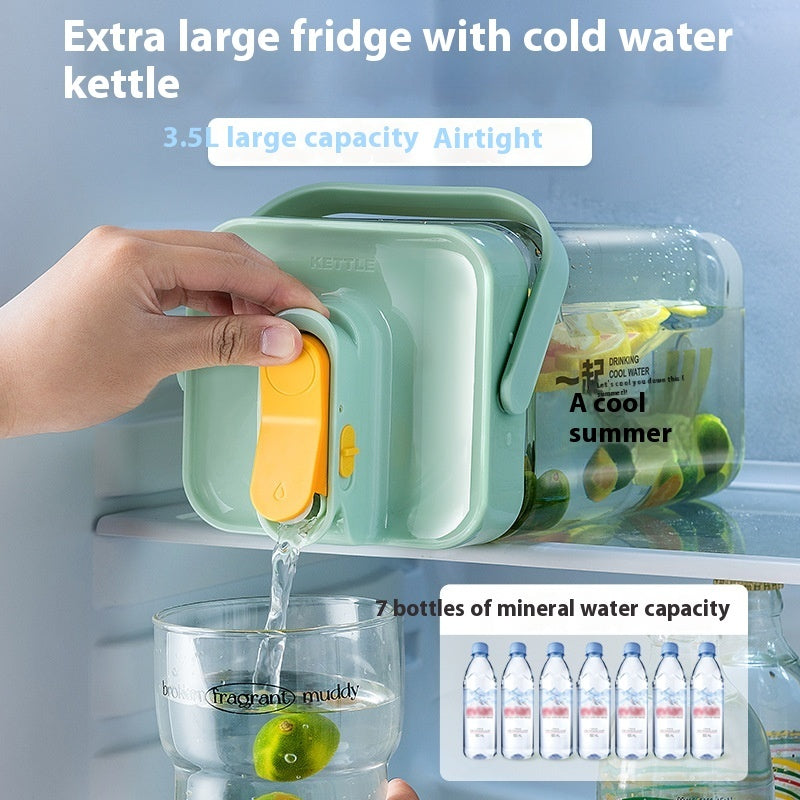 Refrigerator Cold Water Bottle With Faucet Large Capacity Cool Water Pot Pi-Mart