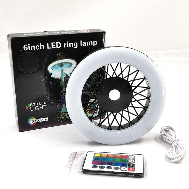 Colorful LED Hookah Ring Lamp - SJB-DIAMOND ELITES