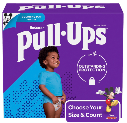Pull-Ups Boys' Potty Training Underwear Size 6; 4T-5T; 99 Ct