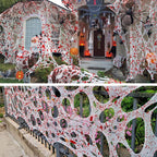 Halloween Spider Webs Decorations with Fake Spiders, Super Stretchy Cobwebs for Halloween decor Indoor and Outdoor - SJB-DIAMOND ELITES