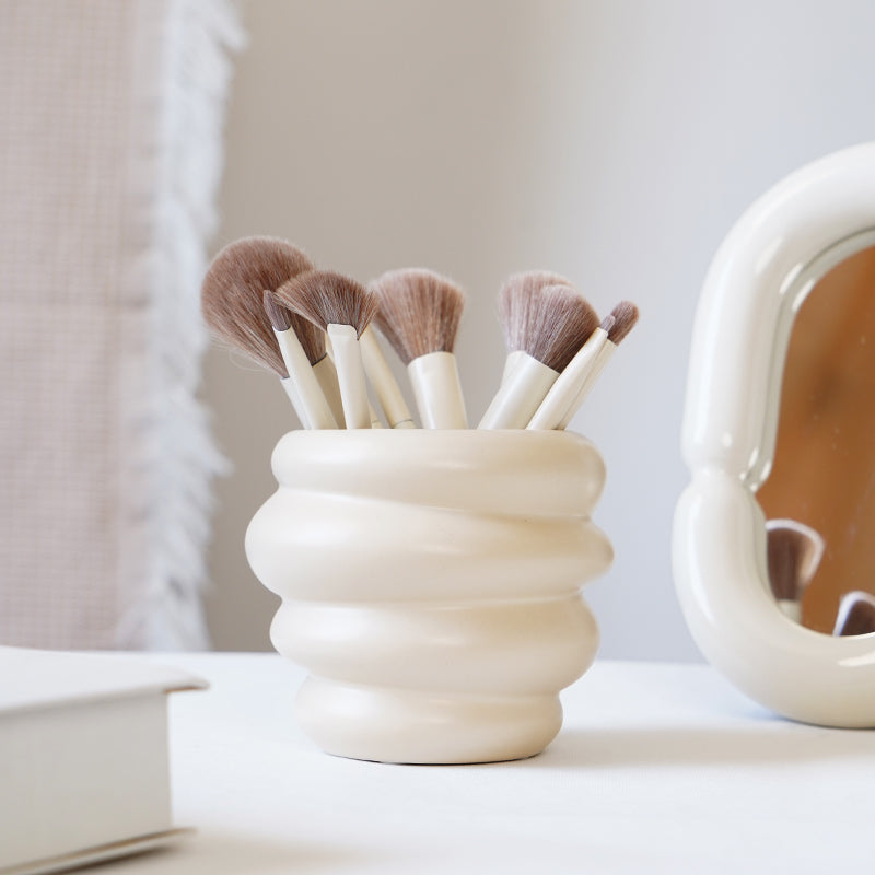 Makeup Brush Storage Cylinder Ins Style Dresser