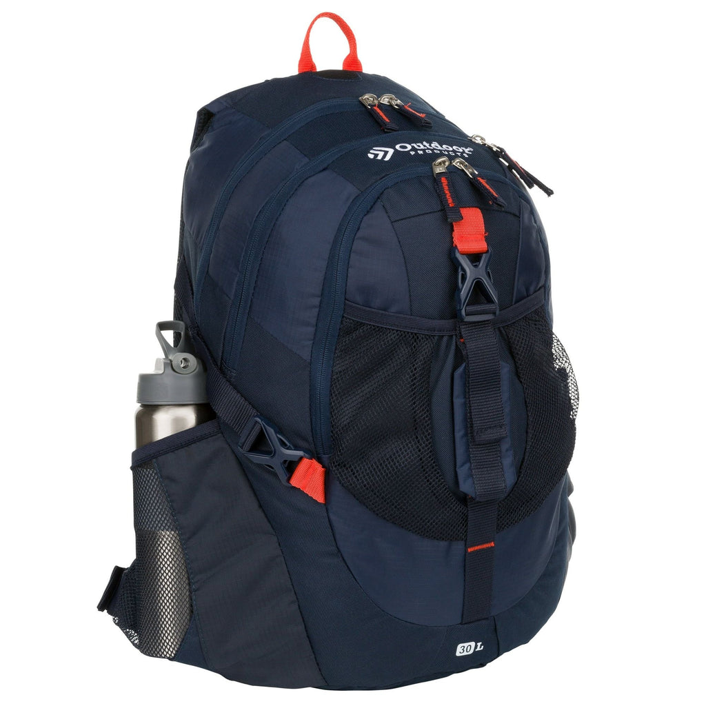 Outdoor Products Vortex 30 Ltr Backpack with Bottle, Blue, Unisex, Adult, Teen EasyOptionXY LLC