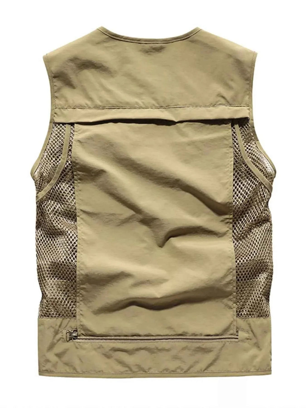 MegaFit Men's Quick-Dry Multi-Pocket Mesh Vest THRIXINE